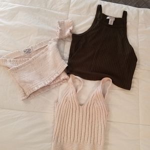 ✦SOLD✦ Lot of crop tops